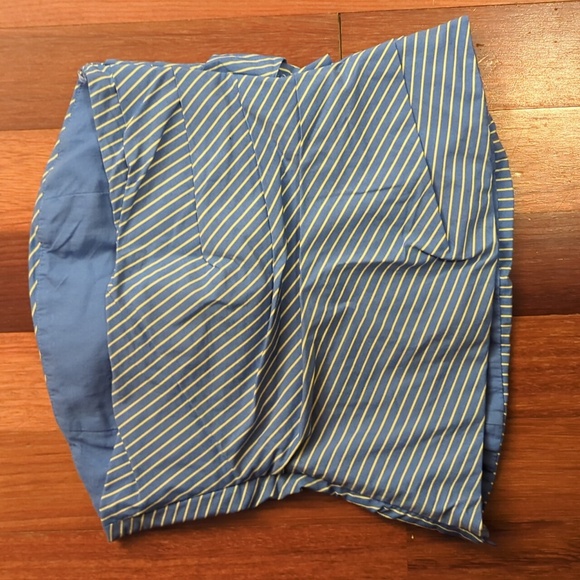 Zara Structured Strapless Striped Top -Size XS- Blue White Minimalist Y2K - Picture 3 of 3